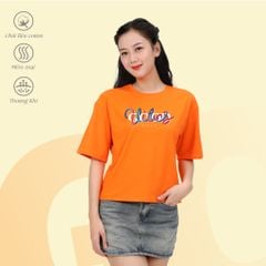 Áo thun nữ tay ngắn chất cotton siêu mát Form Vuông 190p 0328
