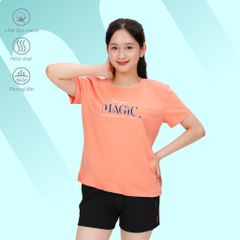 Áo thun nữ tay ngắn form suông chất cotton siêu mát 020p 0282