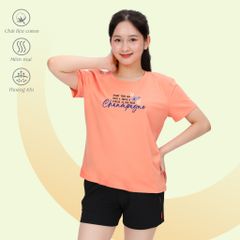 Áo thun nữ tay ngắn form suông chất cotton siêu mát 020p 0283