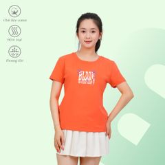 Áo Thun Tay Ngắn Cổ Tròn Form Suông Cotton 020p 0316