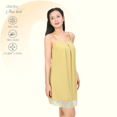 Áo ngủ, Váy ngủ dây chất liệu thun lạnh siêu bền 012p 8030