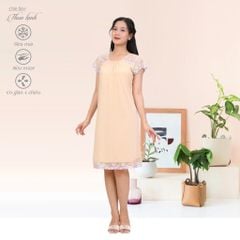 Áo ngủ, Váy ngủ tay ngắn chất thun lạnh siêu bền 012p 8010