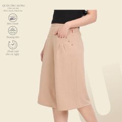 Quần thể thao nữ ống lửng chất đũi 338p 8522