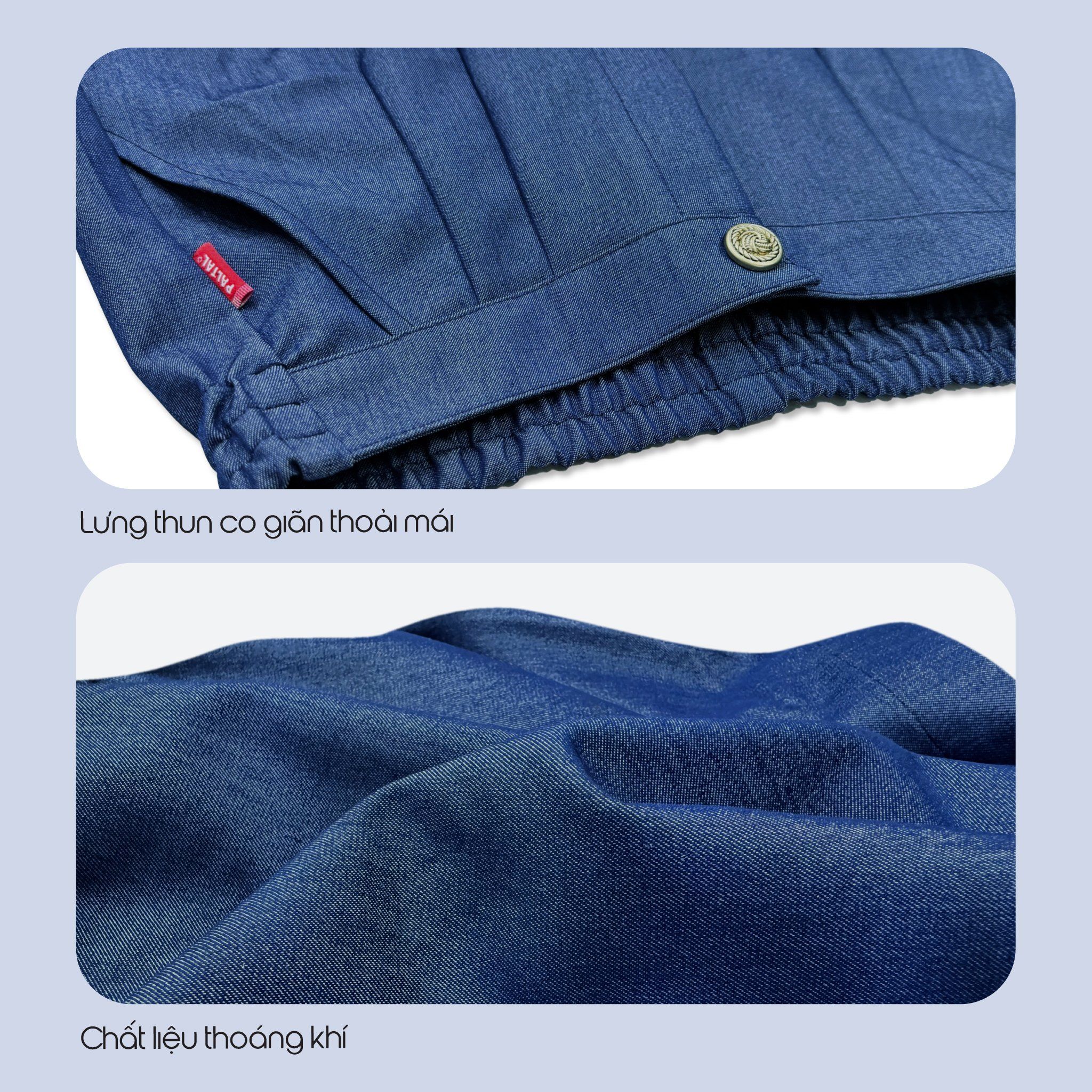 Quần đùi nữ chất jean giấy 598p 8074