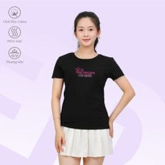 Áo thun nữ tay ngắn Cổ Tròn Form Suông chất cotton siêu mát 020p 0321