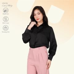 Áo Sơ Mi Tay Dài Thời Trang Chất Lụa Nhung 260p 0336