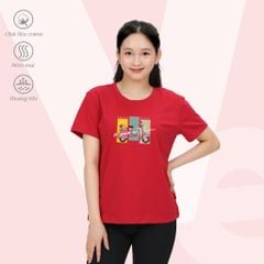 Áo thun nữ form suông chất cotton siêu mát 020p 0871