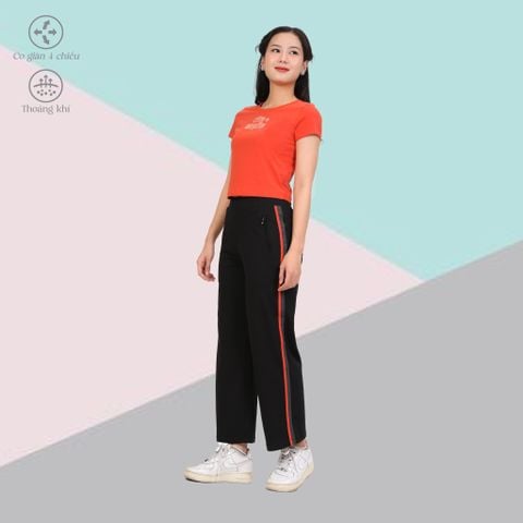 Set đồ bộ nữ kiểu quần dài tay ngắn chất vảy cá cotton cvc mát 403p 3394