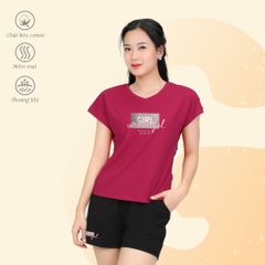 Set đồ bộ nữ kiểu quần đùi tay liền chất cotton siêu mát 025p 5220