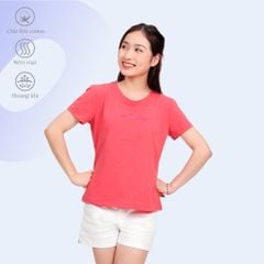 Áo thun nữ form suông cổ tròn tay ngắn chất cotton siêu mát 190p 0356