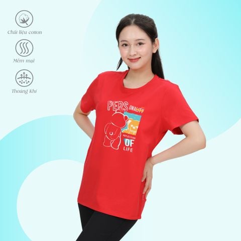 Áo thun nữ tay ngắn Form Rộng chất cotton siêu mát 020p 0289