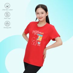Áo thun nữ tay ngắn Form Rộng chất cotton siêu mát 020p 0289