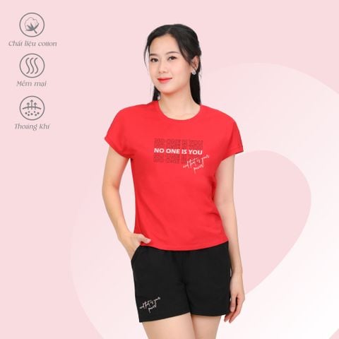 Set đồ bộ nữ kiểu quần đùi tay liền chất cotton siêu mát 025p 5221