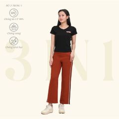 Set đồ bộ nữ kiểu quần dài tay ngắn chất cotton mát 403p 3406