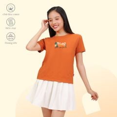 Áo Thun Tay Ngắn Cổ Tròn Form cơ bản Cotton 020p 0348