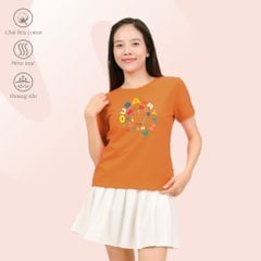 Áo thun nữ tay ngắn form cơ bản chất cotton siêu mát 020p 1942