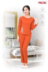 Set đồ bộ nữ kiểu quần dài tay dài cotton cvc mát 183p 3210