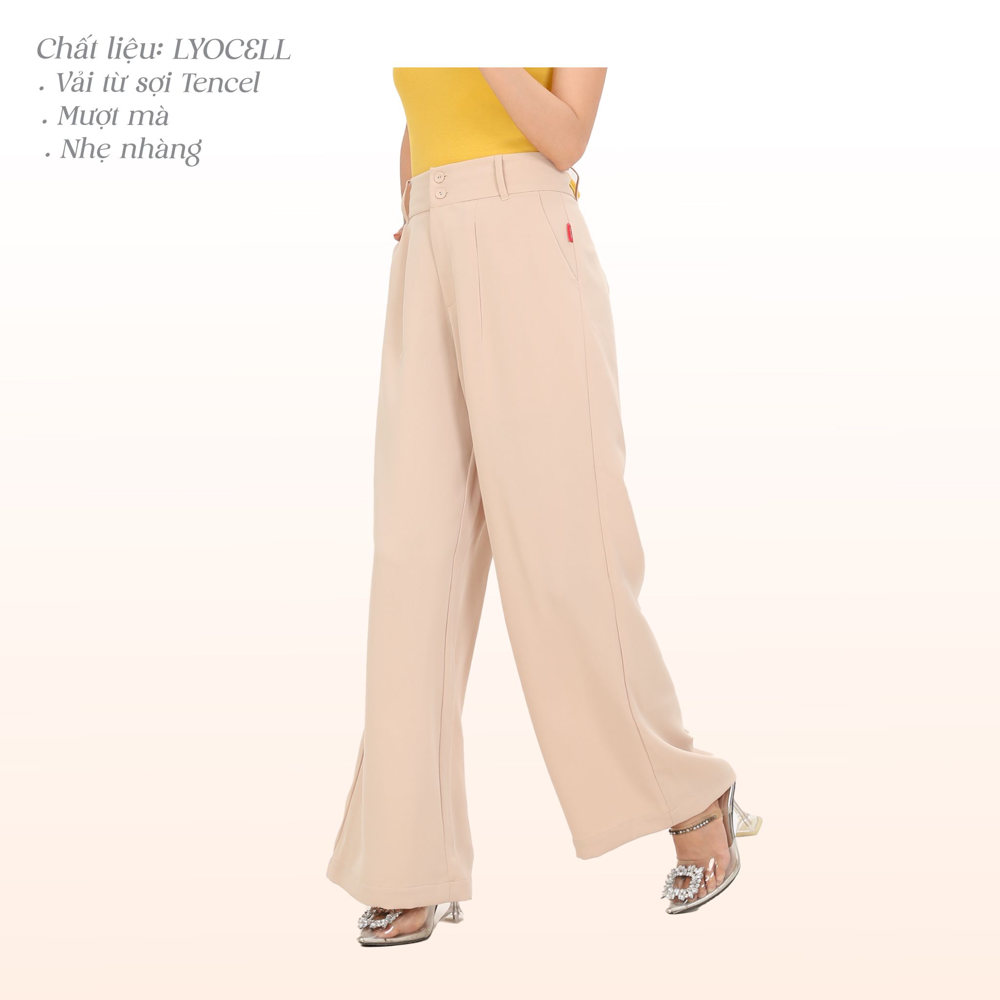 Quần dài form suông chất LYOCELL QD 578p 8517