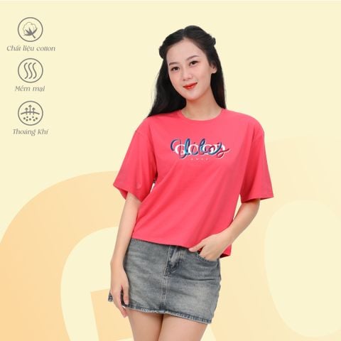 Áo thun nữ tay ngắn chất cotton siêu mát Form Vuông 190p 0328