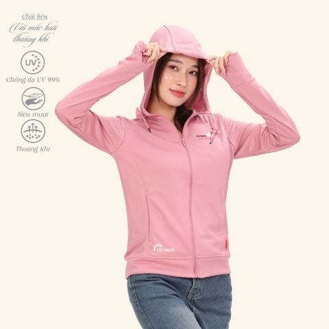 Áo khoác nữ chống nắng, chống UV chất poly mắc lưới siêu thoáng khí 311p 1105