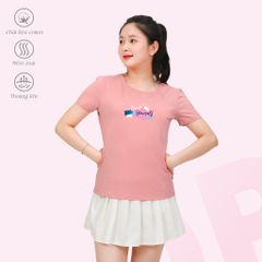 Áo thun nữ tay ngắn chất cotton siêu mát Form Suông 020p 0344