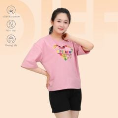 Set đồ bộ nữ kiểu quần đùi tay ngắn chất cotton siêu mát 195p 5219