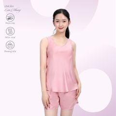 Set đồ bộ nữ kiểu quần đùi bản cao cấp lụa nhung 265p 5111