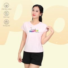 Set đồ bộ nữ kiểu quần đùi tay liền chất cotton siêu mát 025p 5223