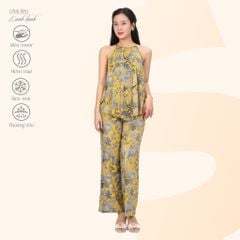 Set đồ bộ nữ kiểu quần dài Áo Dây Lanh Lạnh 253p 8024