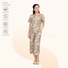 Set đồ bộ nữ kiểu quần lửng tay ngắn  254p 7024