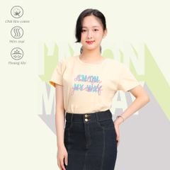 Áo thun nữ form suông chất liệu cotton cao cấp 020p 0807