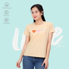 Áo thun nữ tay ngắn Form Suông chất cotton siêu mát 020p 0835