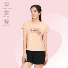 Set đồ bộ nữ kiểu quần đùi tay liền chất cotton siêu mát 025p 5221