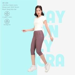 Quần Lửng Form Ôm chất rib Gân 558p 8068