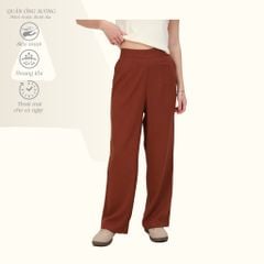 Quần Dài Lẻ Ống Đứng silk Lenin 488p 8078