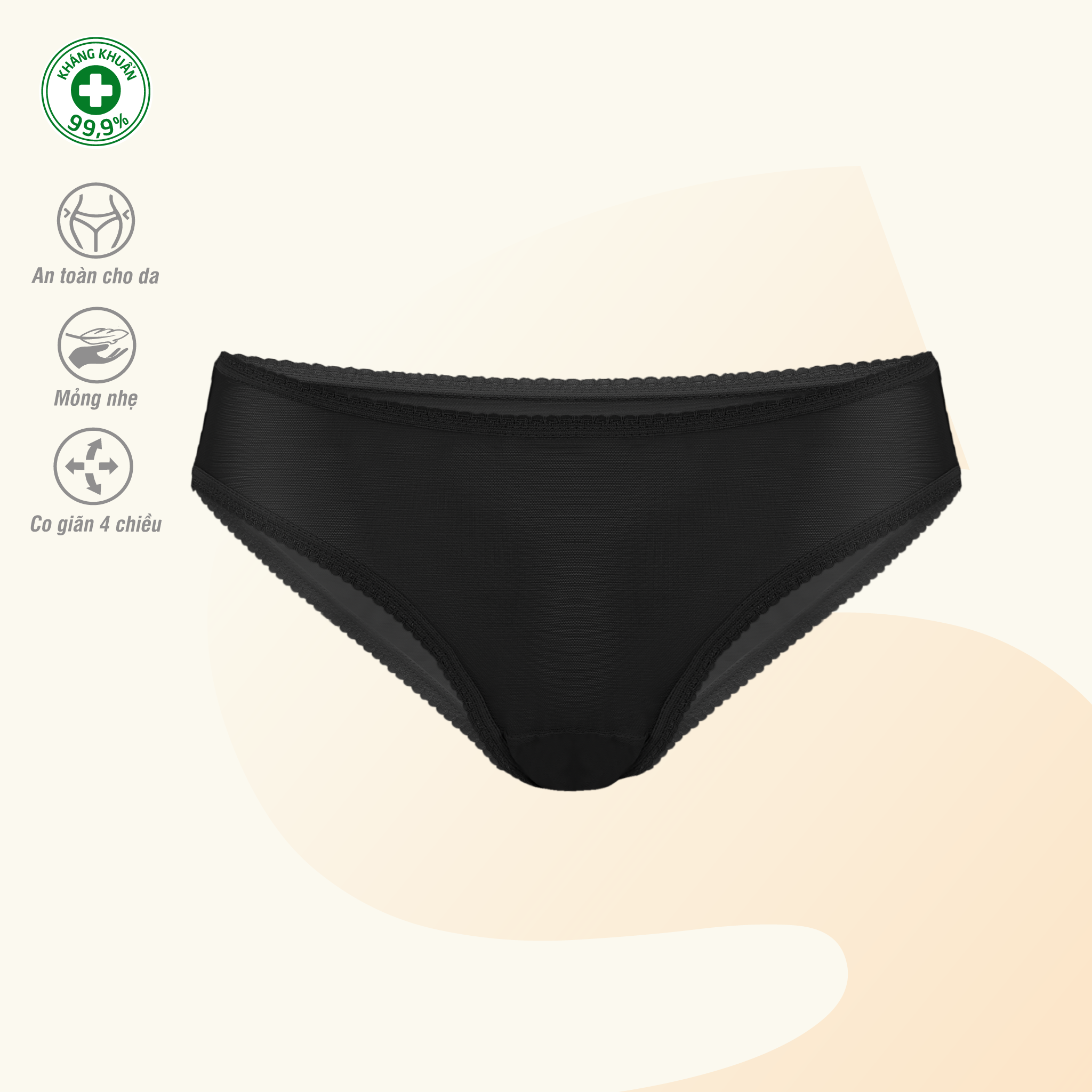 BST Combo 02-06-10 Quần lót nữ chất Voal Lưới siêu thoáng 077p 7263 / 7265 / 7267