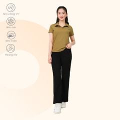 Set đồ bộ nữ kiểu quần dài tay ngắn chất silk kim cương 613p 3409