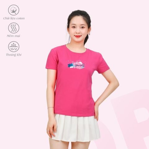 Áo thun nữ tay ngắn chất cotton siêu mát Form Suông 020p 0344