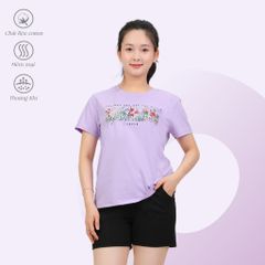 Set đồ bộ nữ kiểu quần đùi tay ngắn chất cotton siêu mát 195p 5215