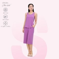 Set đồ bộ nữ kiểu quần lửng Bản chất thun lạnh siêu bền 014p 7041