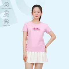 Áo thun nữ tay ngắn chất cotton siêu mát Form Suông 020p 0350