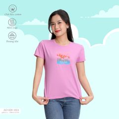 Áo thun nữ tay ngắn chất cotton siêu mát form suông 020p 1021