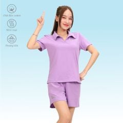 Set đồ bộ nữ kiểu quần đùi tay ngắn chất cotton siêu mát 195p 5213