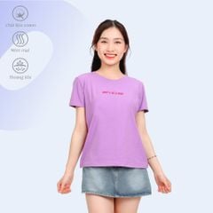 Áo thun nữ form suông cổ tròn tay ngắn chất cotton siêu mát 190p 0356