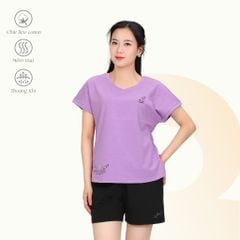 Set đồ bộ nữ kiểu quần đùi tay ngắn chất cotton siêu mát 195p 5235