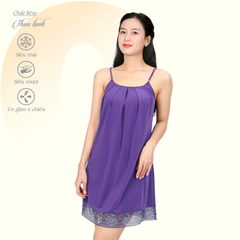 Áo ngủ, Váy ngủ dây chất liệu thun lạnh siêu bền 012p 8030