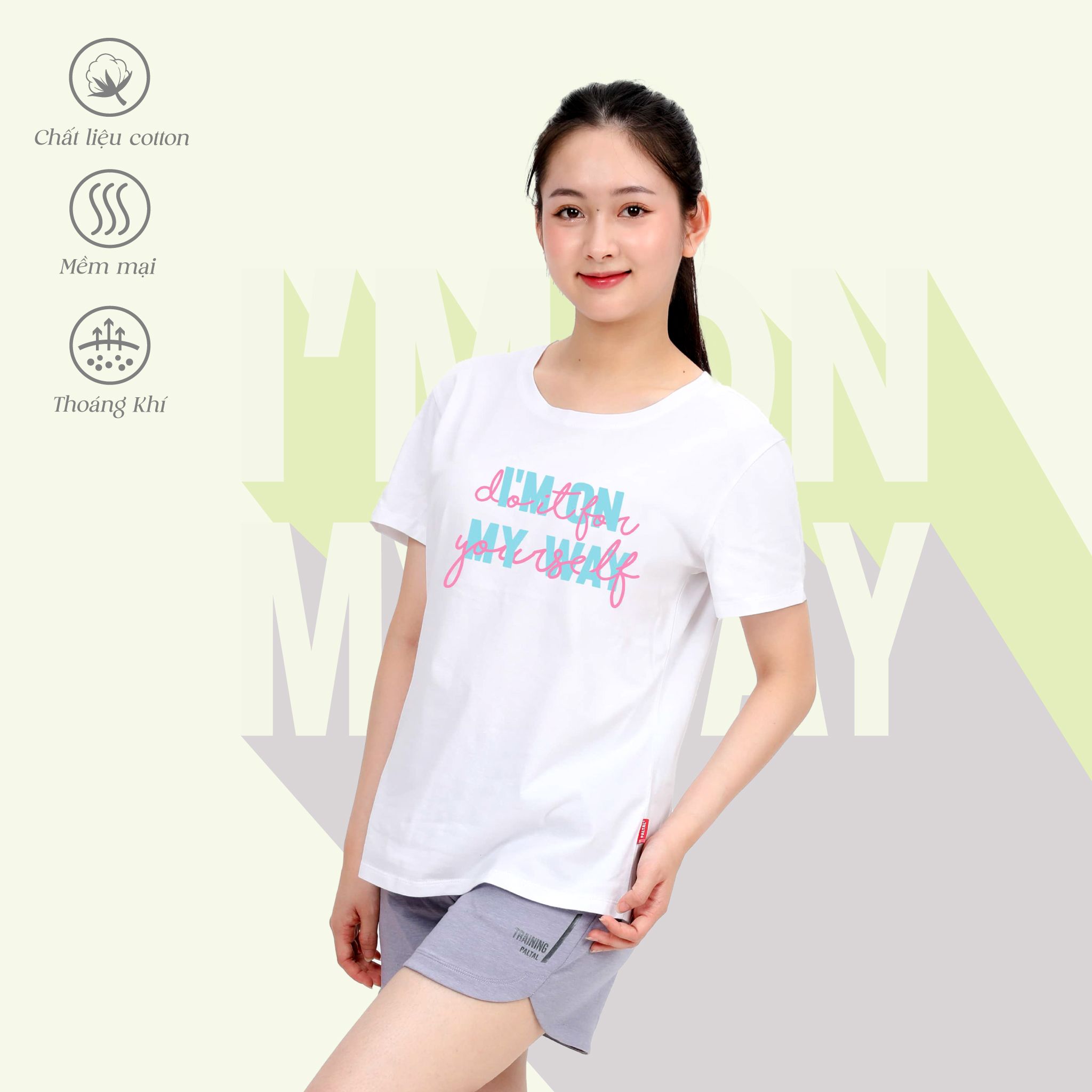 Áo thun nữ form suông chất cotton siêu mát 020p 0807