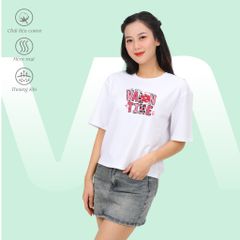 Áo thun nữ phom vuông chất cotton siêu mát 190p 0296