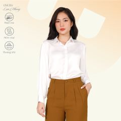 Áo Sơ Mi Tay Dài Thời Trang Chất Lụa Nhung 260p 0336