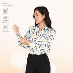 Áo Sơ Mi Tay Dài Thời Trang Chất Lụa Nhung 260p 0343